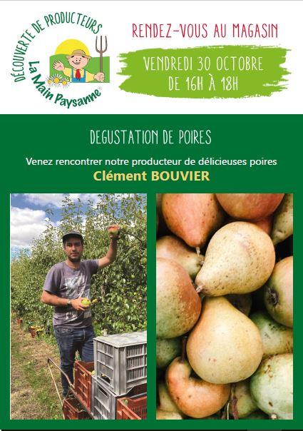 Affiche poires clement 2026 10 30