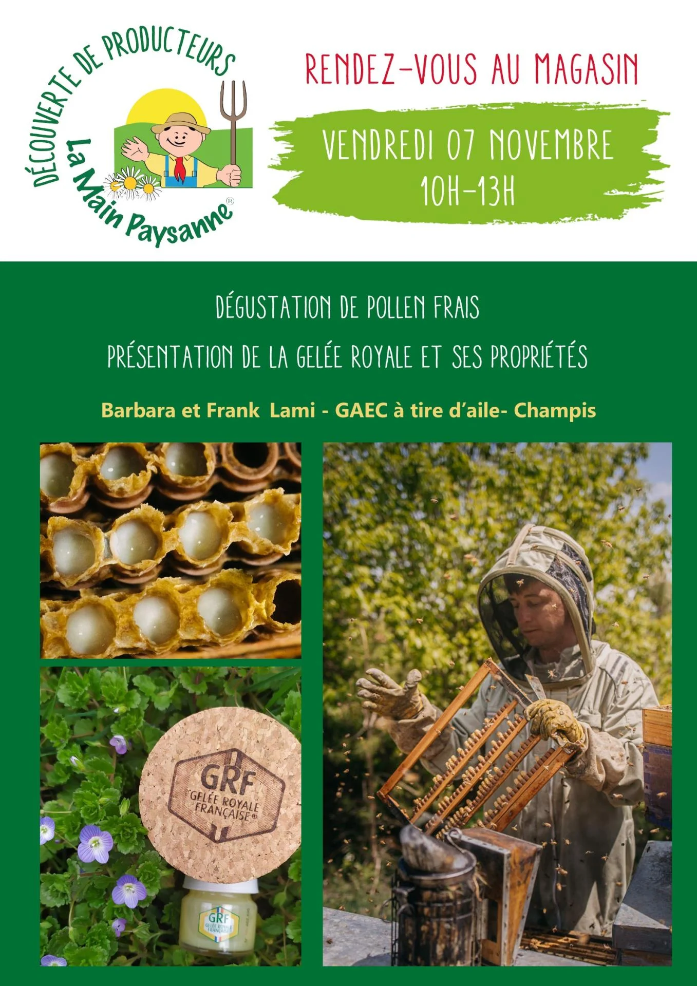 Pollen et gelee royale